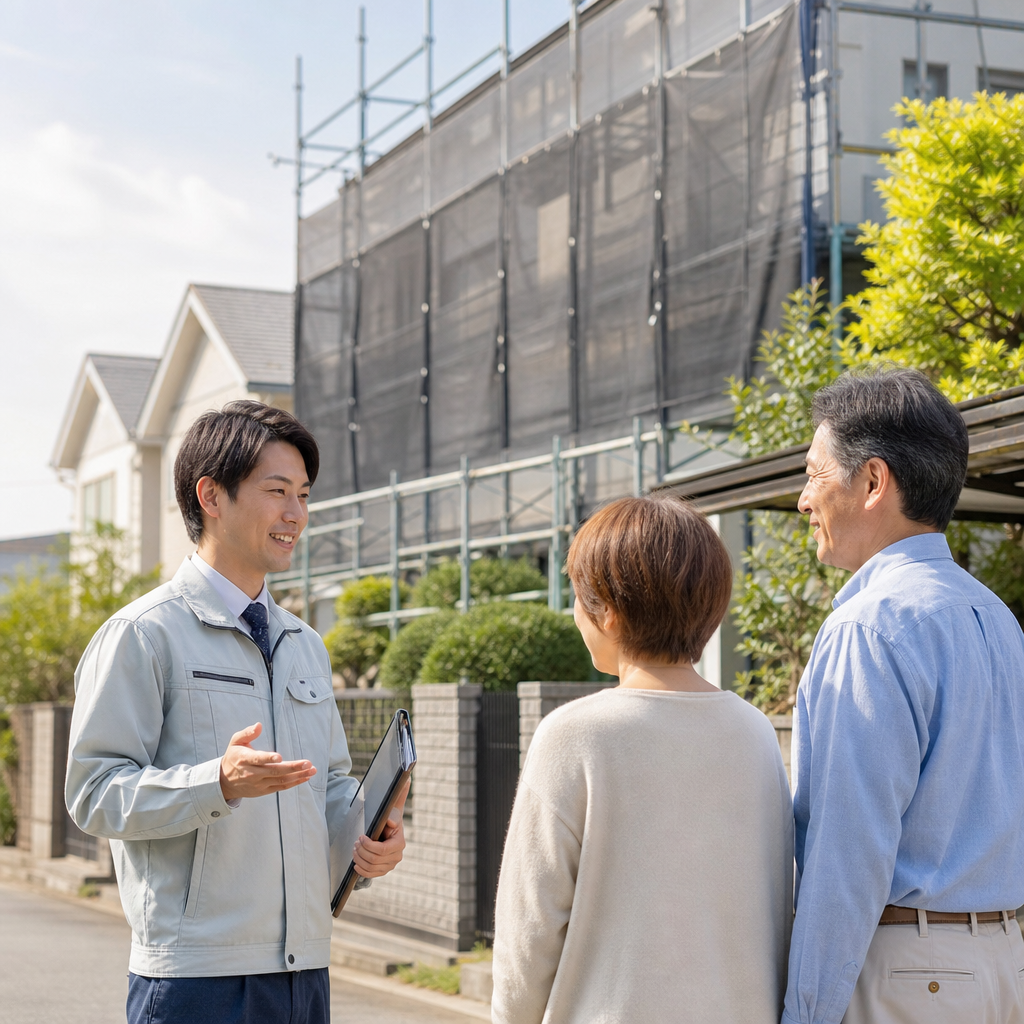 姫路市での外壁塗装は、近隣への配慮も込みで安心してお任せください