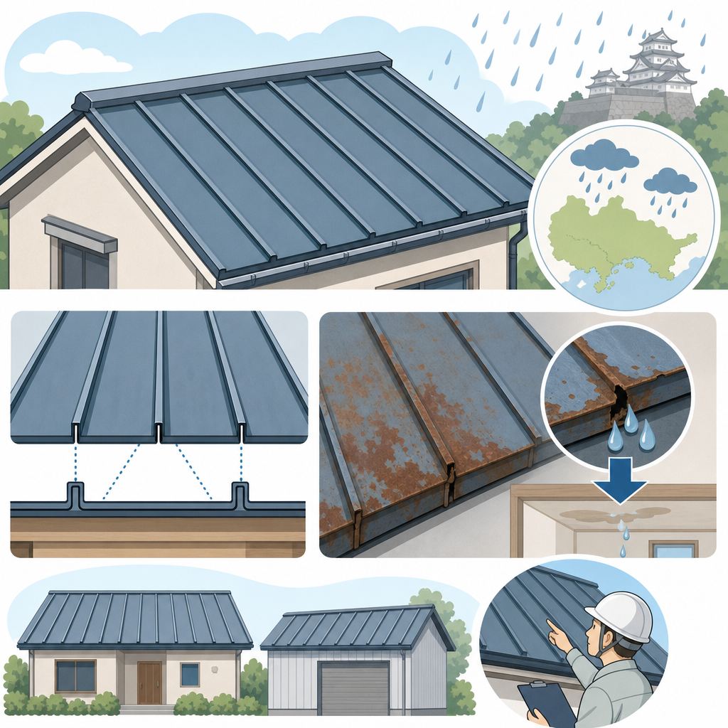 そもそも「瓦棒屋根」ってどんな屋根？