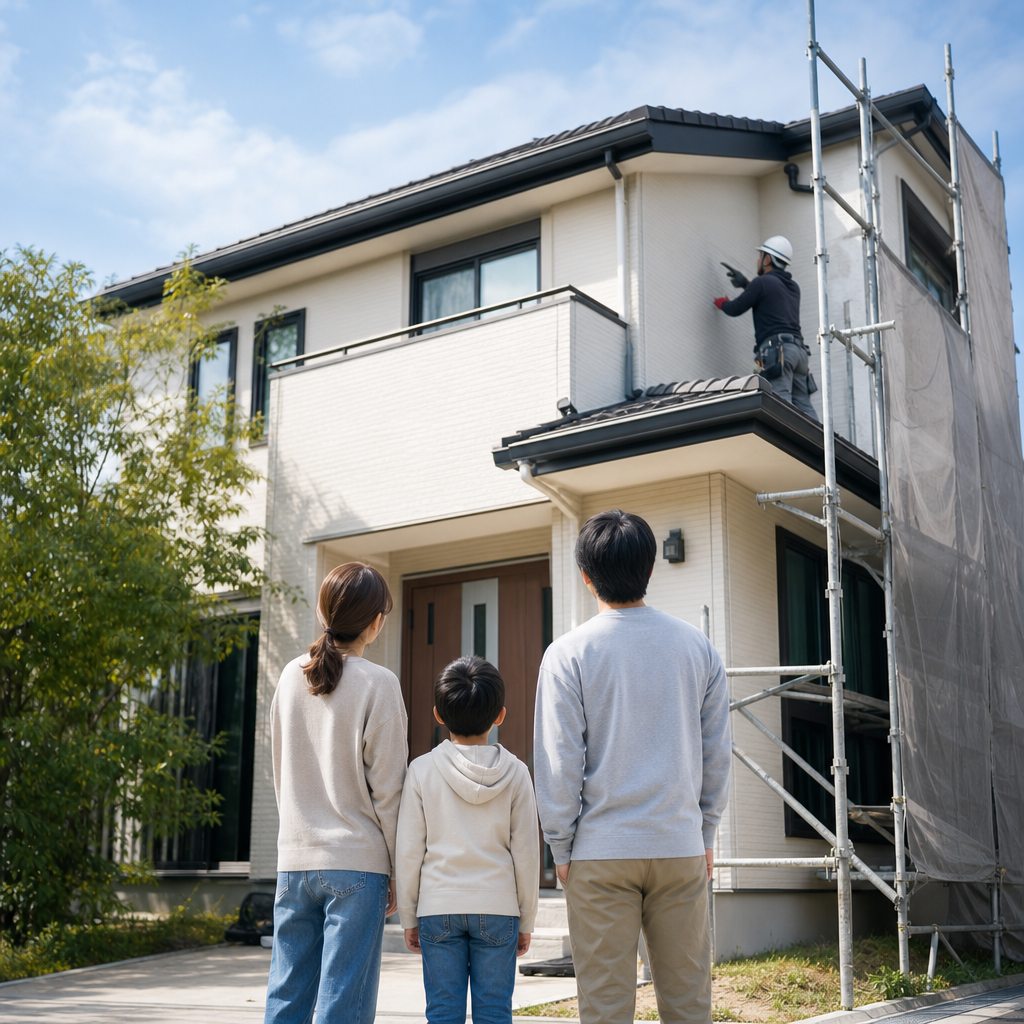 外壁塗装って、完成してからが価値…だと思っていませんか？