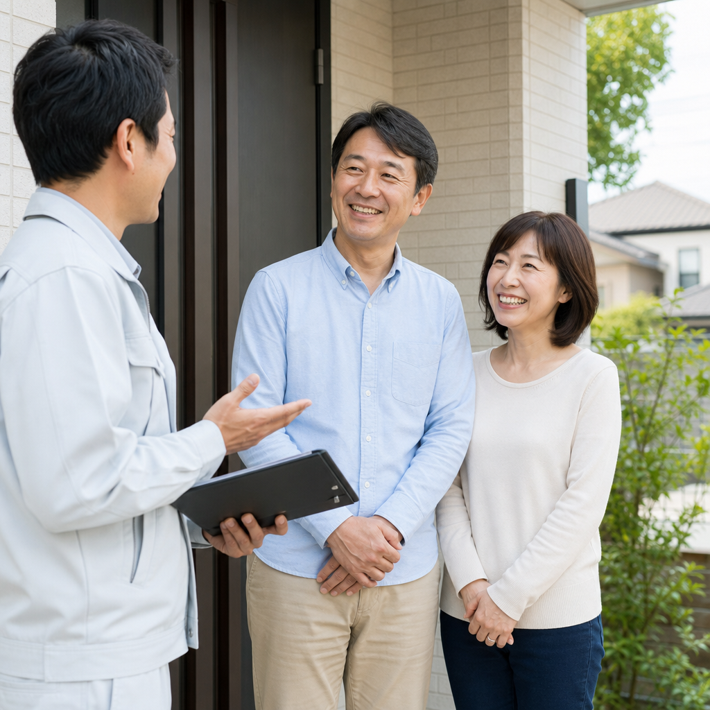 以前施工させていただいたお客様から嬉しいご連絡をいただきました